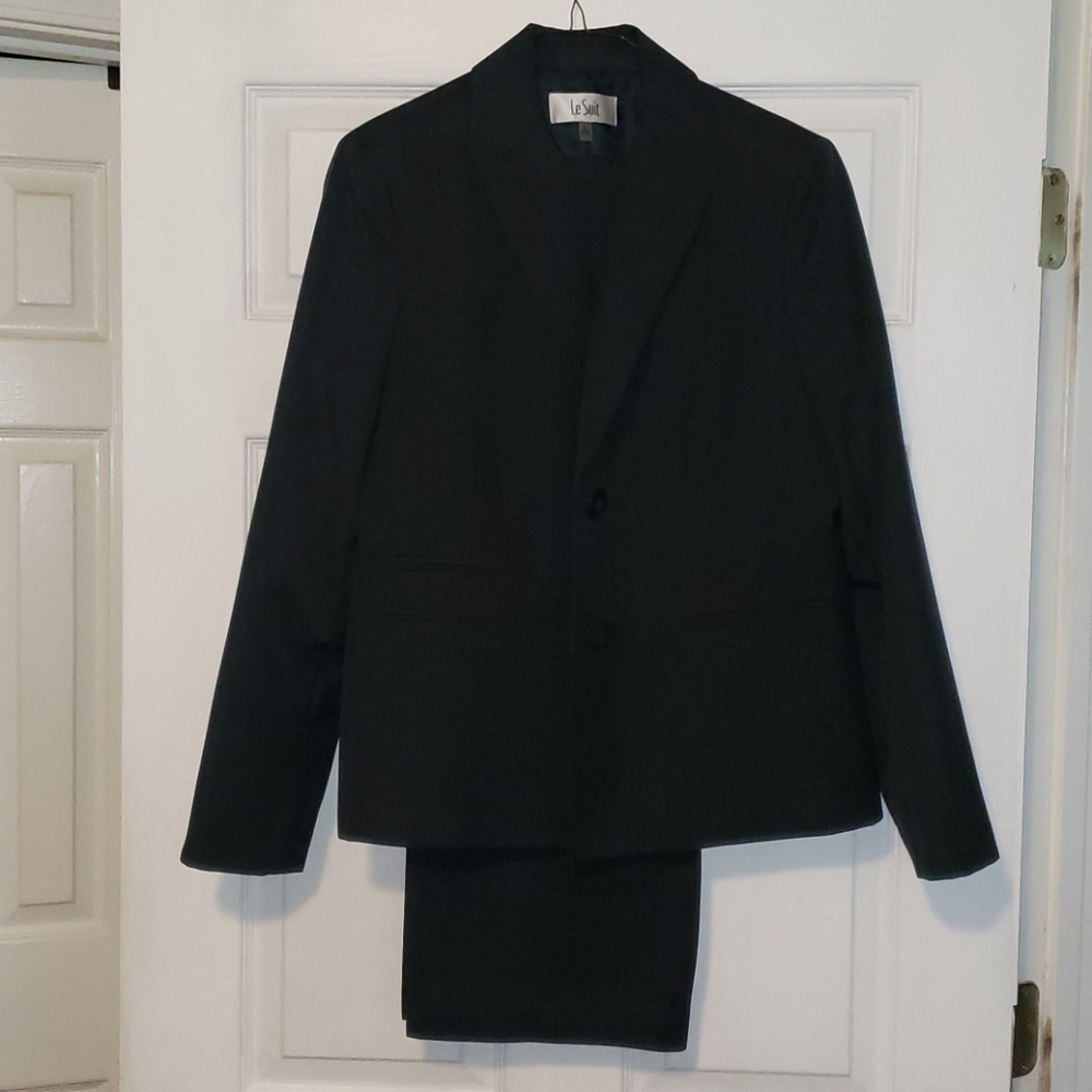 Navy blue suit